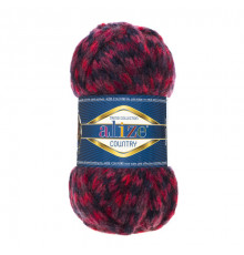 COUNTRY New цв. 5655 красно-синий меланж