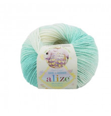 Baby Wool Batik 6317 бело-мятный*