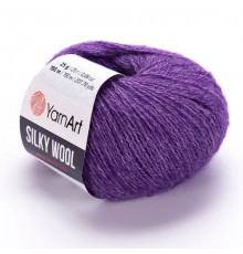 Silky Wool 334 фиолетовый