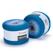 Flowers Merino 540 т.бирюза-голубой-серый