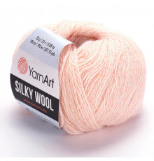 Silky Wool 341 нежный персик
